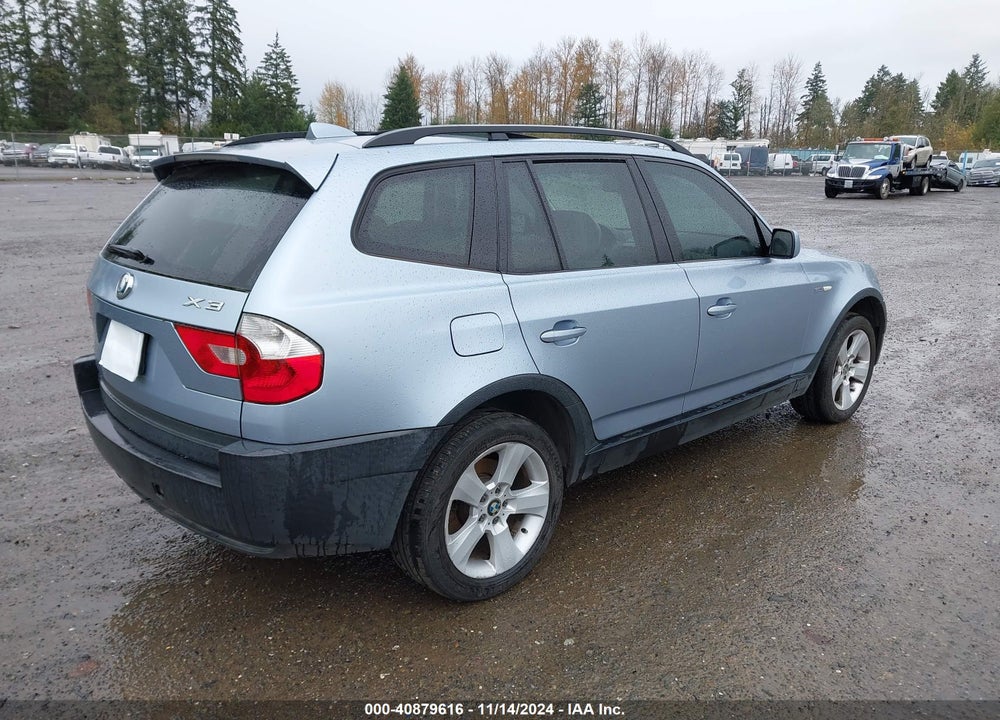 2005 BMW X3 3.0I VIN: WBXPA93435WD15299