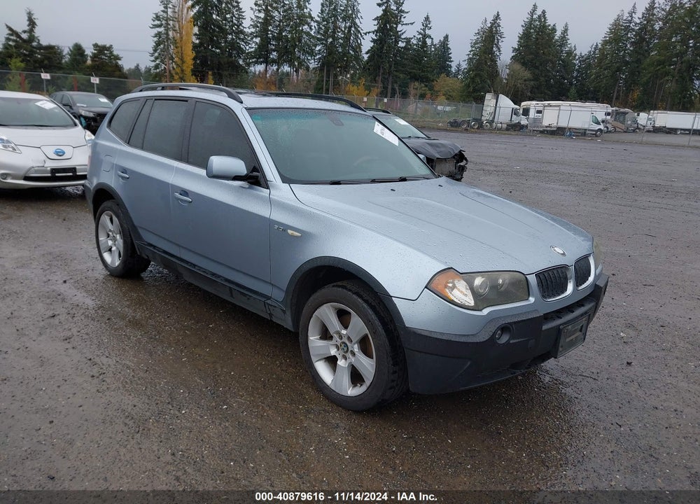 2005 BMW X3 3.0I VIN: WBXPA93435WD15299