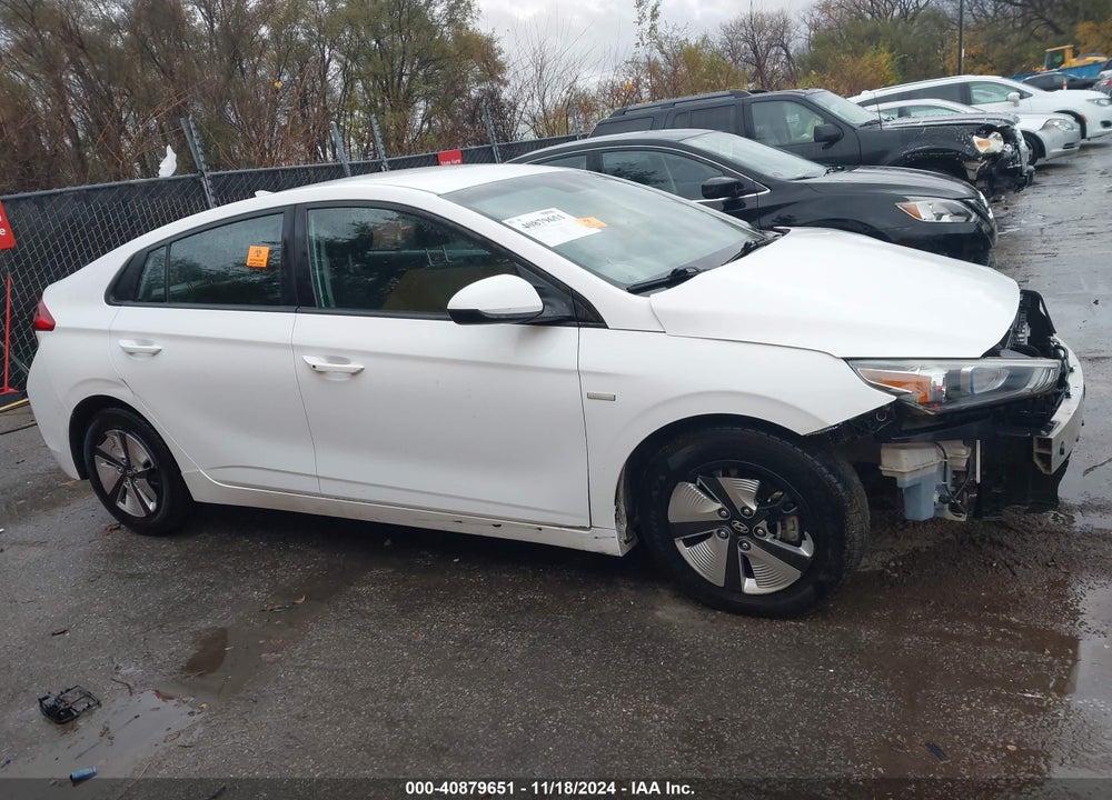 2018 HYUNDAI IONIQ HYBRID BLUE VIN: KMHC65LC8JU091393