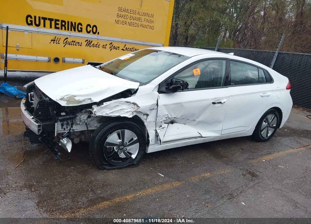 2018 HYUNDAI IONIQ HYBRID BLUE VIN: KMHC65LC8JU091393