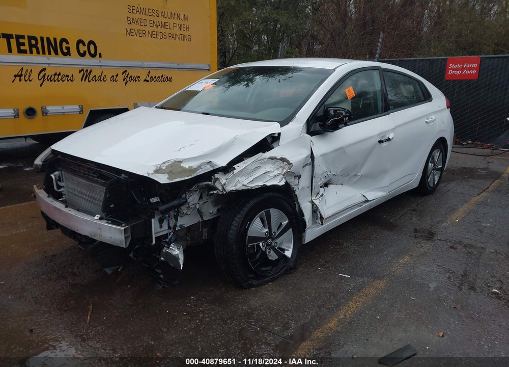 2018 HYUNDAI IONIQ HYBRID BLUE VIN: KMHC65LC8JU091393
