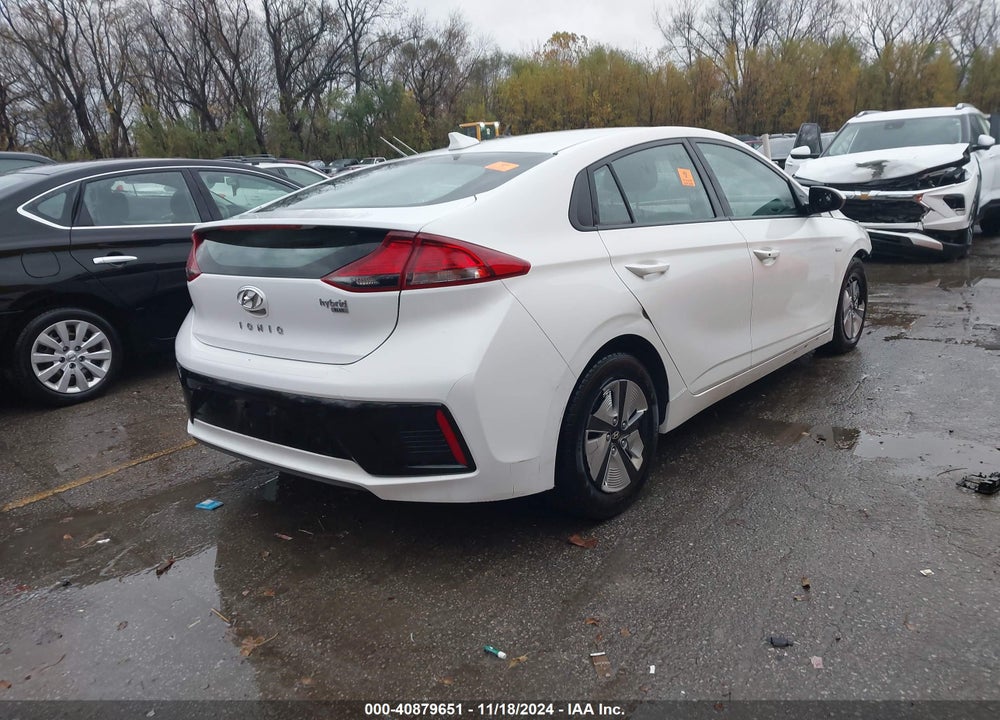 2018 HYUNDAI IONIQ HYBRID BLUE VIN: KMHC65LC8JU091393