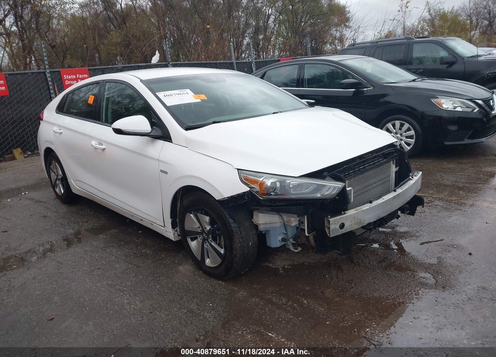 2018 HYUNDAI IONIQ HYBRID BLUE VIN: KMHC65LC8JU091393