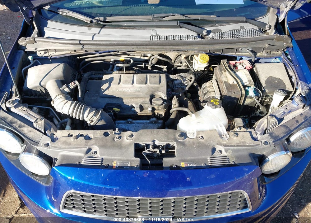 2014 CHEVROLET SONIC RS MANUAL VIN: 1G1JH6SB0E4126124