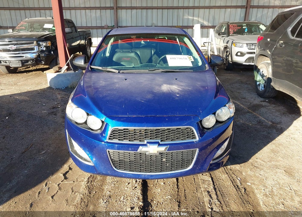 2014 CHEVROLET SONIC RS MANUAL VIN: 1G1JH6SB0E4126124