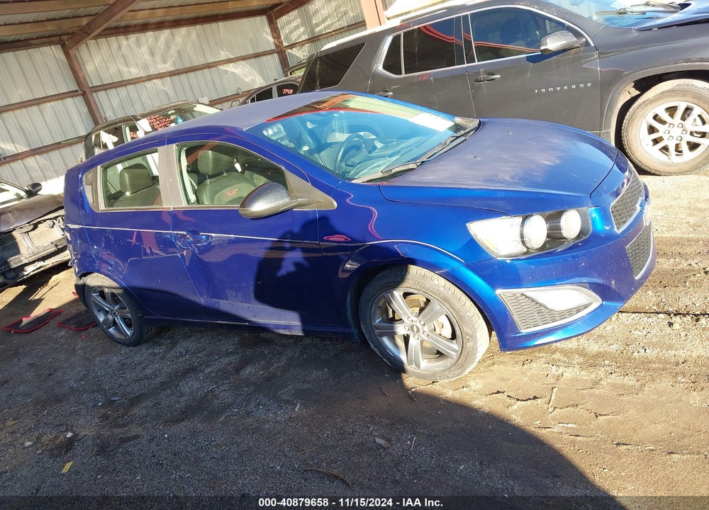 2014 CHEVROLET SONIC RS MANUAL VIN: 1G1JH6SB0E4126124