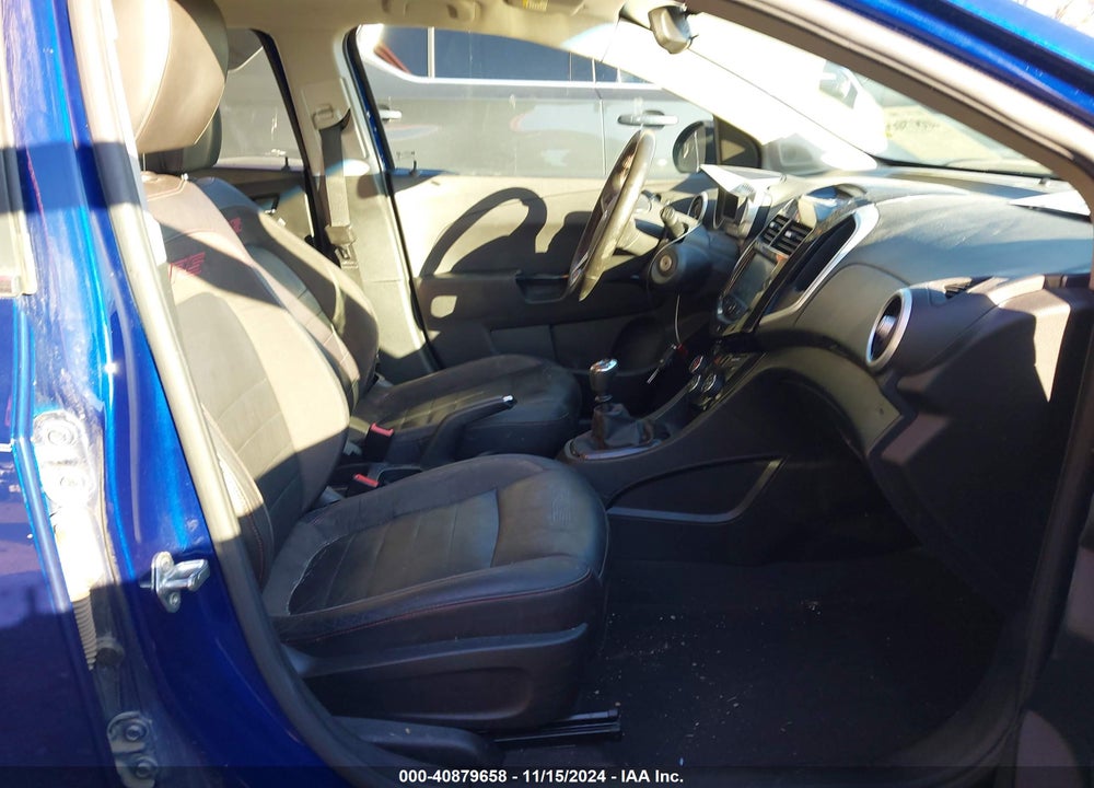 2014 CHEVROLET SONIC RS MANUAL VIN: 1G1JH6SB0E4126124