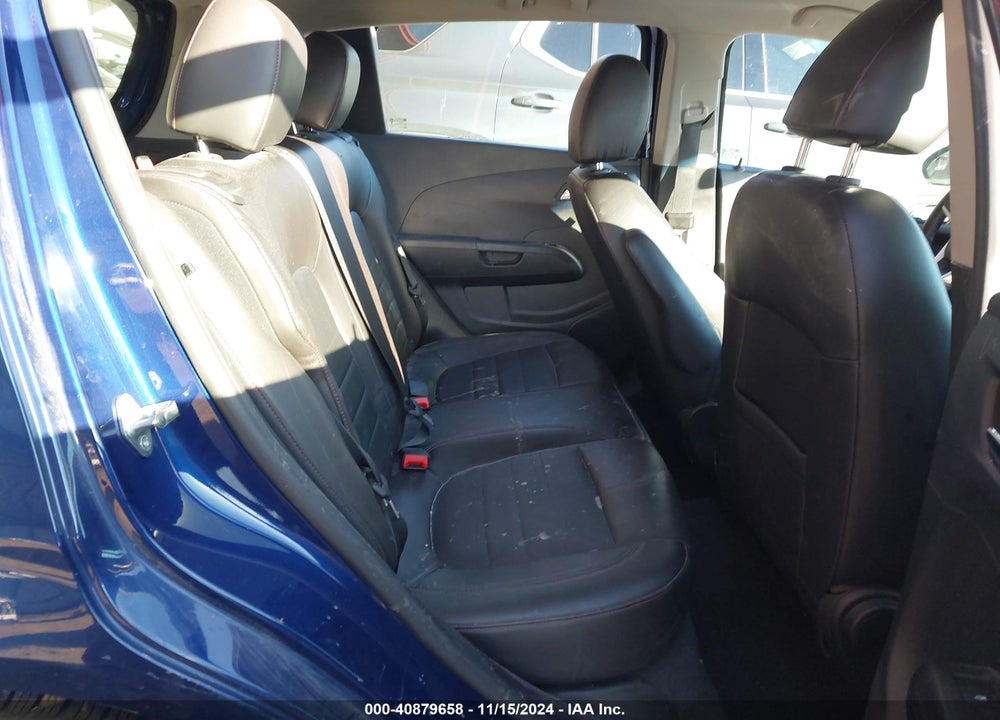 2014 CHEVROLET SONIC RS MANUAL VIN: 1G1JH6SB0E4126124