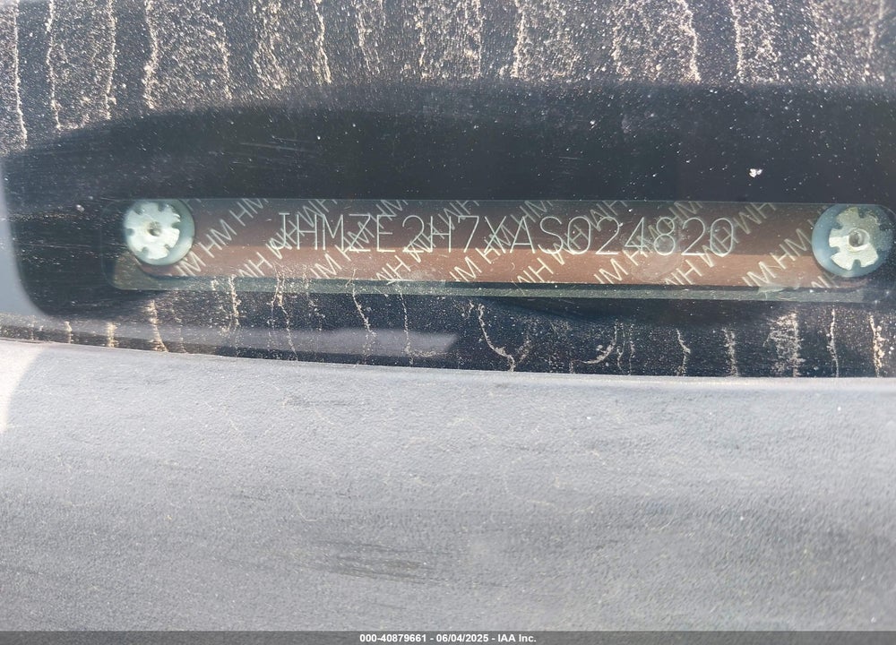 2010 HONDA INSIGHT VIN: JHMZE2H7XAS024820