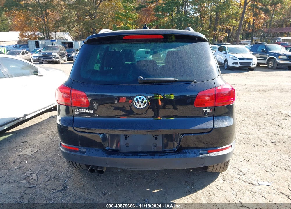 2016 VOLKSWAGEN TIGUAN SE VIN: WVGAV7AX9GW590406