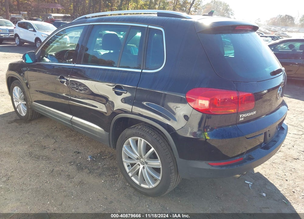 2016 VOLKSWAGEN TIGUAN SE VIN: WVGAV7AX9GW590406
