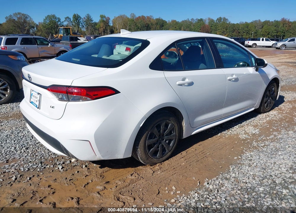 2020 TOYOTA COROLLA LE VIN: 5YFEPRAE6LP137566