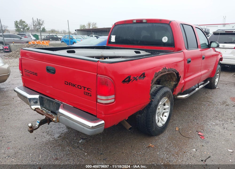 2003 DODGE DAKOTA SLT VIN: 1D7HG48N73S324843