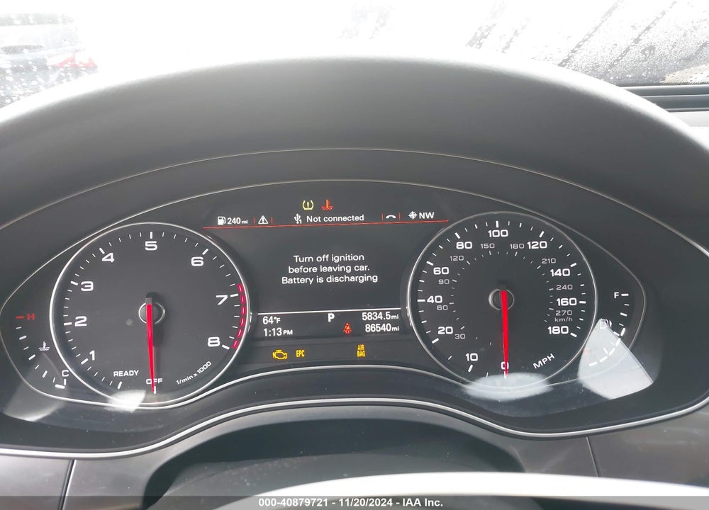 2016 AUDI A6 2.0T PREMIUM PLUS VIN: WAUGFAFC9GN123049