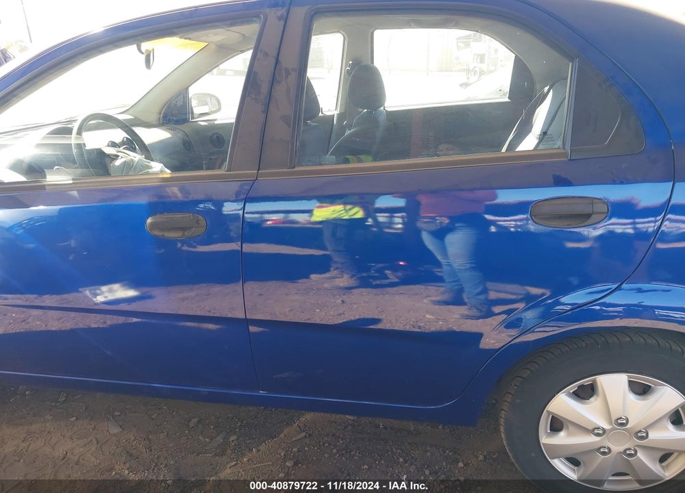 2006 CHEVROLET AVEO LS VIN: KL1TD56636B652416