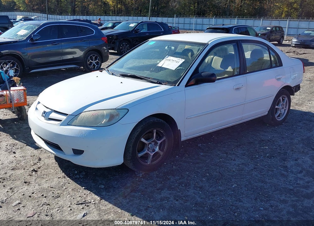 2004 HONDA CIVIC LX VIN: 2HGES16504H558992