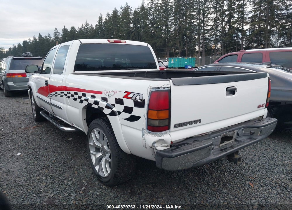 2005 GMC SIERRA 1500 SLE VIN: 1GTEK19Z15Z102790