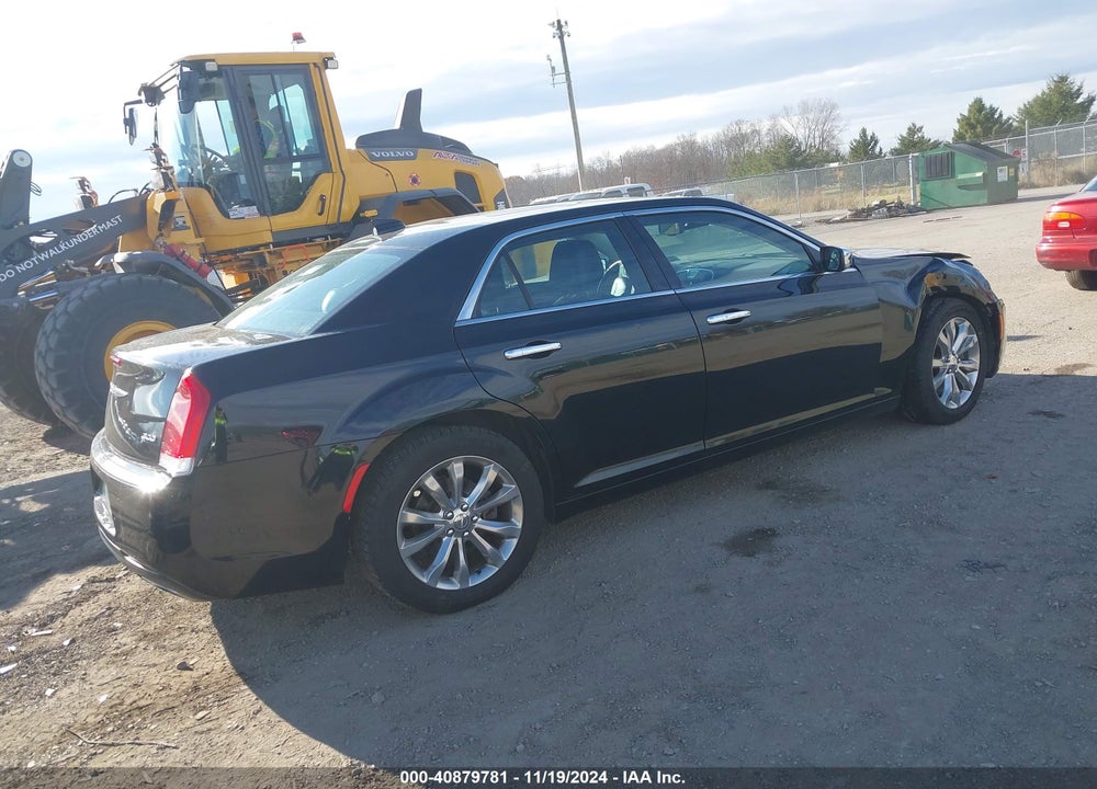 2018 CHRYSLER 300 LIMITED AWD VIN: 2C3CCAKG4JH304535
