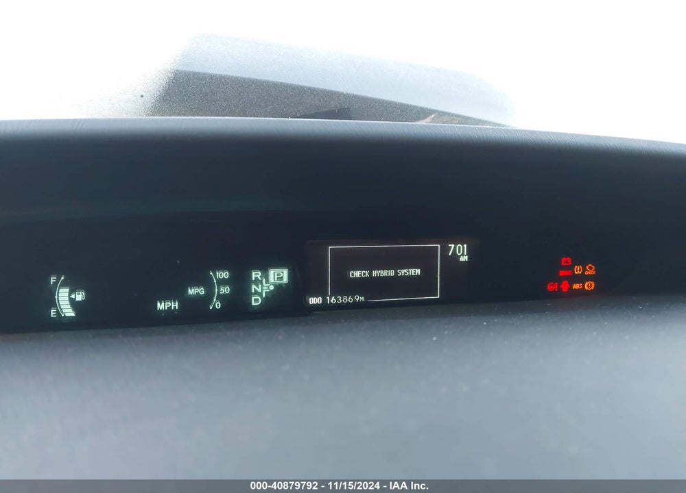 2011 TOYOTA PRIUS THREE VIN: JTDKN3DU9B5343923
