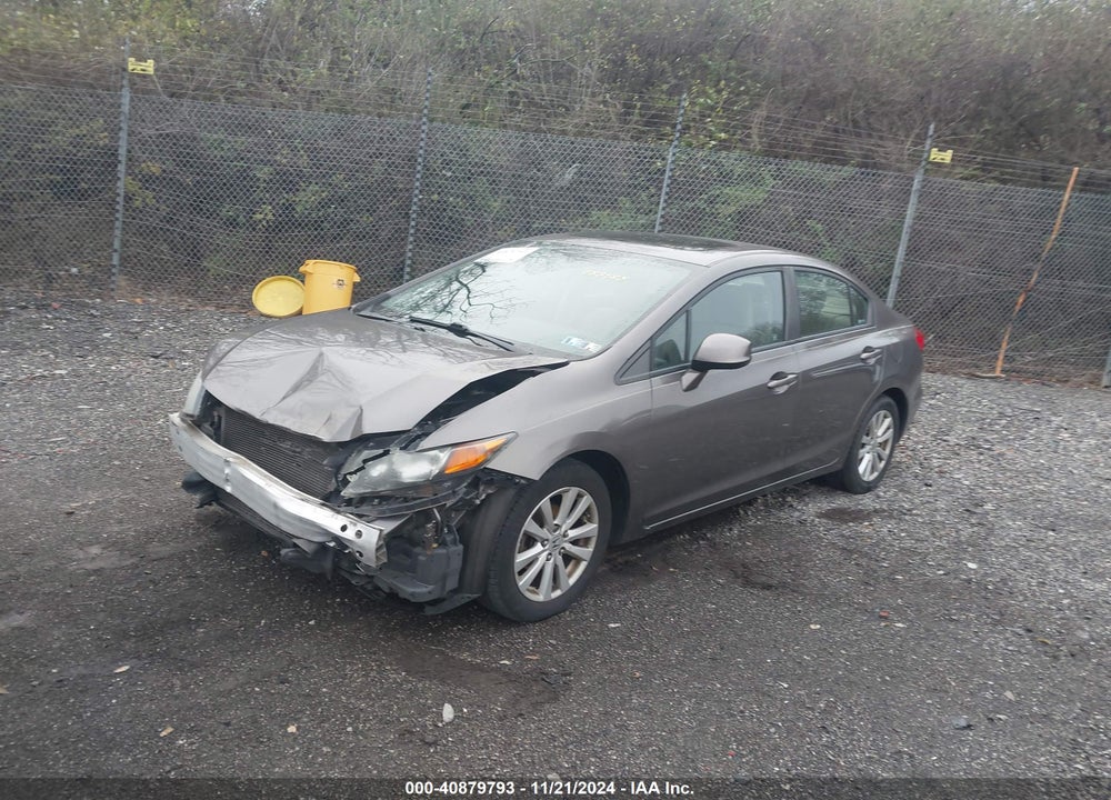 2012 HONDA CIVIC EX VIN: 19XFB2F83CE383585