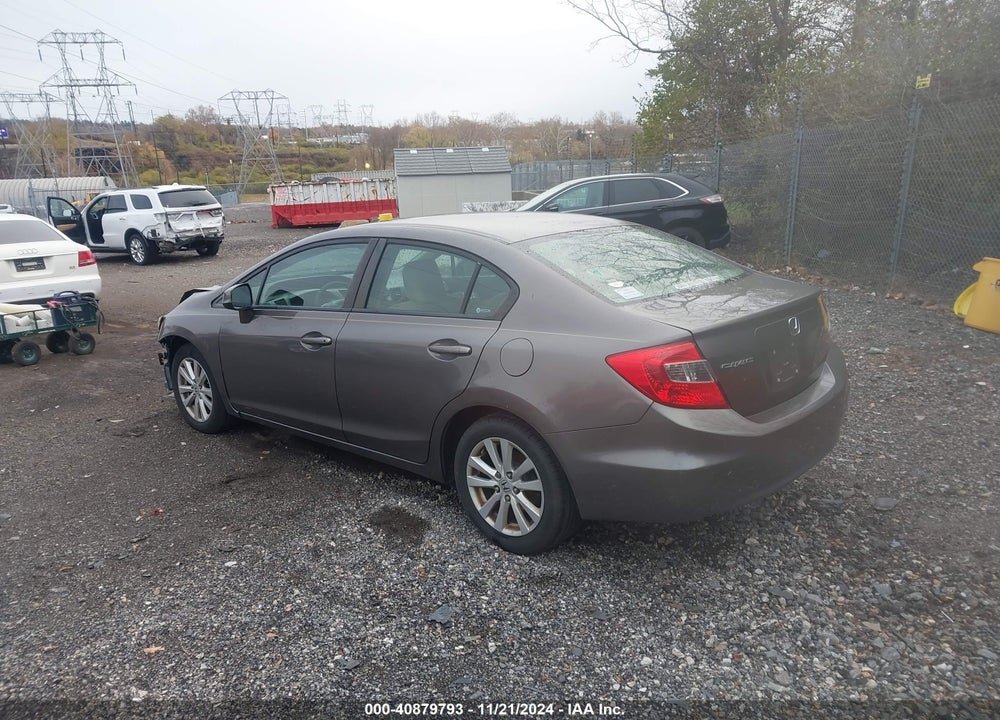 2012 HONDA CIVIC EX VIN: 19XFB2F83CE383585