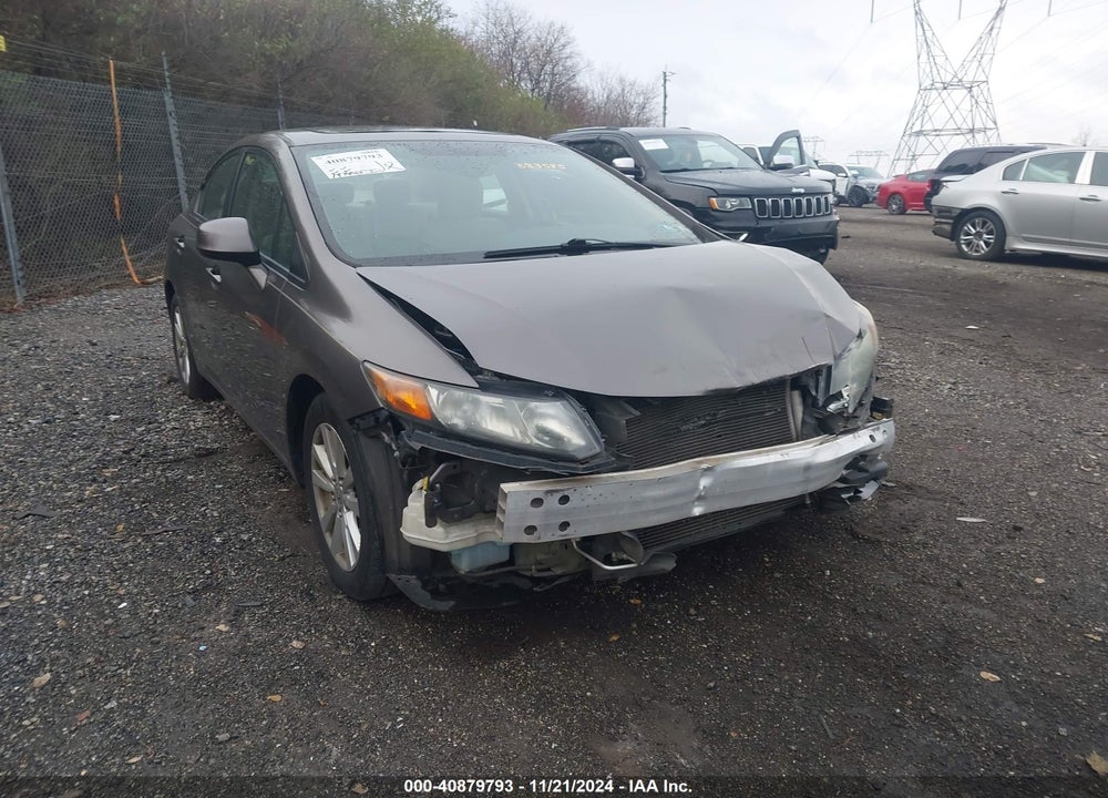 2012 HONDA CIVIC EX VIN: 19XFB2F83CE383585
