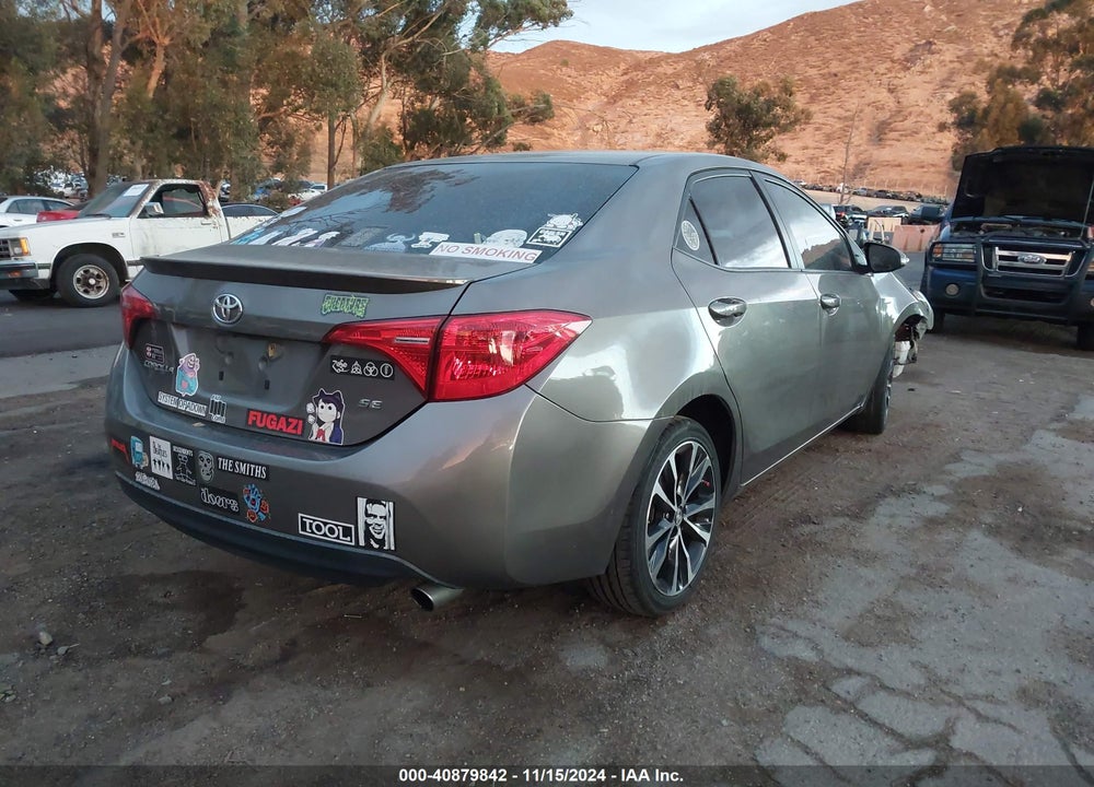 2017 TOYOTA COROLLA SE VIN: 2T1BURHE0HC758617