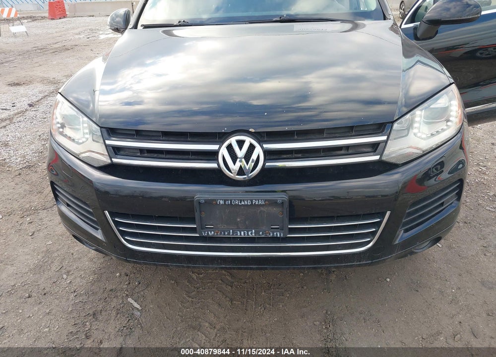 2012 VOLKSWAGEN TOUAREG VR6 LUX VIN: WVGFF9BP9CD003463