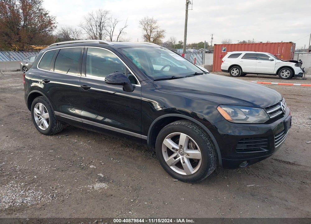 2012 VOLKSWAGEN TOUAREG VR6 LUX VIN: WVGFF9BP9CD003463