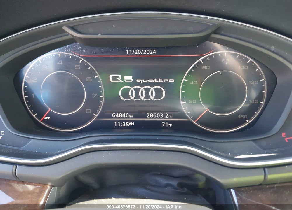 2019 AUDI Q5 45 PREMIUM VIN: WA1BNAFY8K2101947