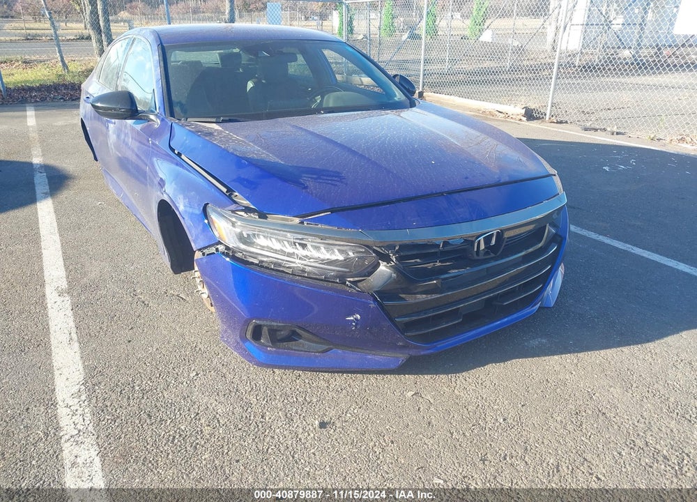 2021 HONDA ACCORD SPORT VIN: 1HGCV1F33MA085746
