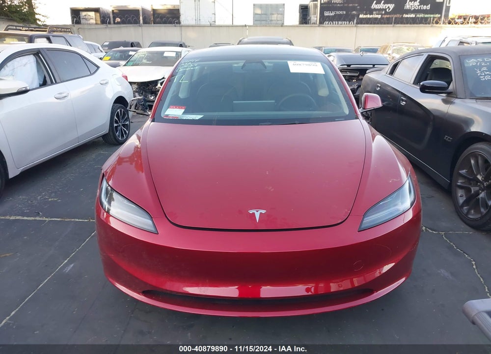 2024 TESLA MODEL 3 REAR-WHEEL DRIVE VIN: 5YJ3E1EA1RF842222