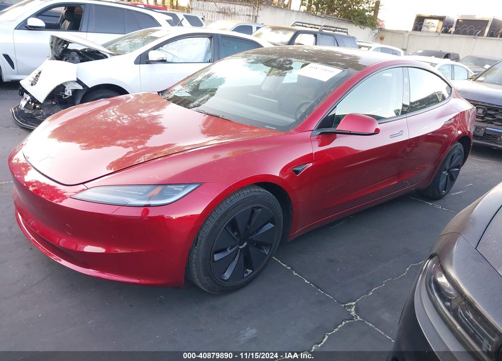 2024 TESLA MODEL 3 REAR-WHEEL DRIVE VIN: 5YJ3E1EA1RF842222