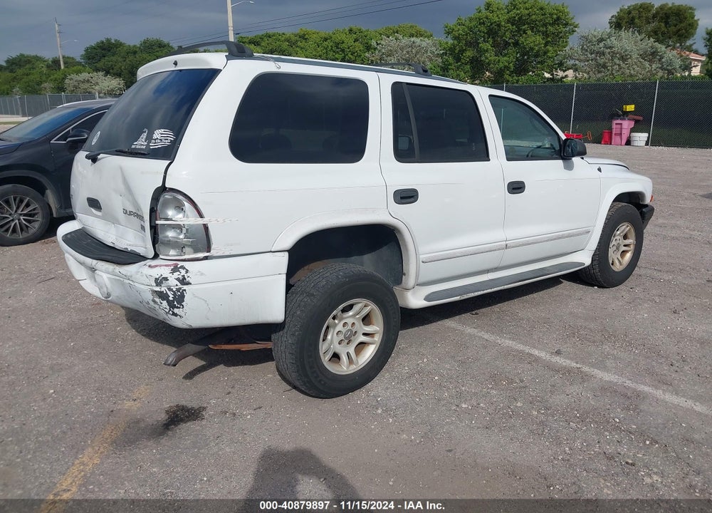 2003 DODGE DURANGO SLT PLUS VIN: 1D4HR58Z93F599963