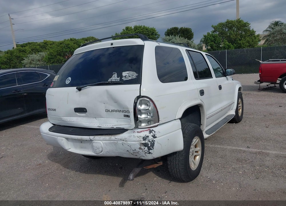 2003 DODGE DURANGO SLT PLUS VIN: 1D4HR58Z93F599963