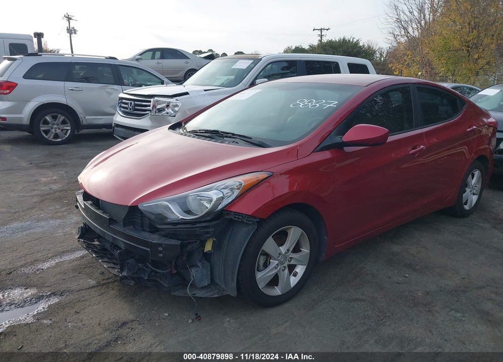 2013 HYUNDAI ELANTRA GLS VIN: KMHDH4AE2DU668887