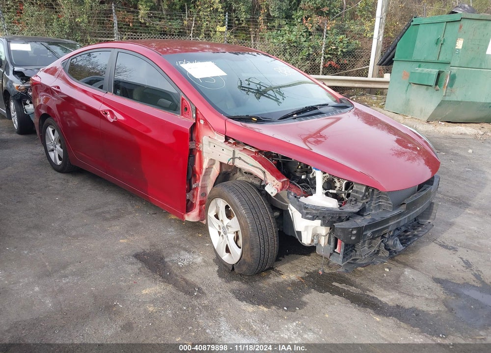 2013 HYUNDAI ELANTRA GLS VIN: KMHDH4AE2DU668887