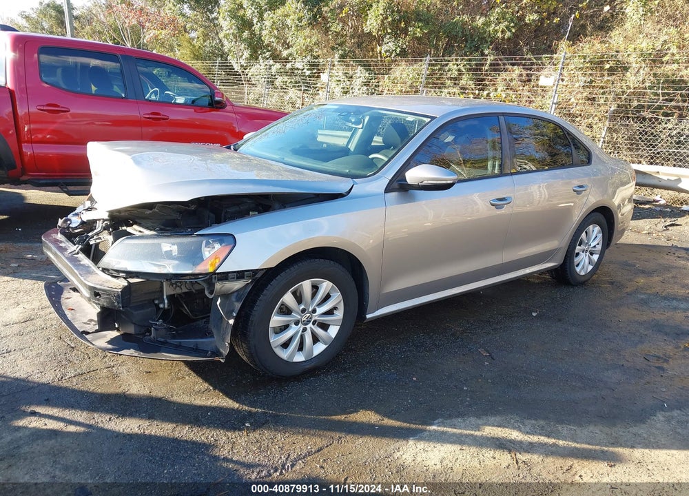 2012 VOLKSWAGEN PASSAT 2.5L S VIN: 1VWAH7A3XCC025325
