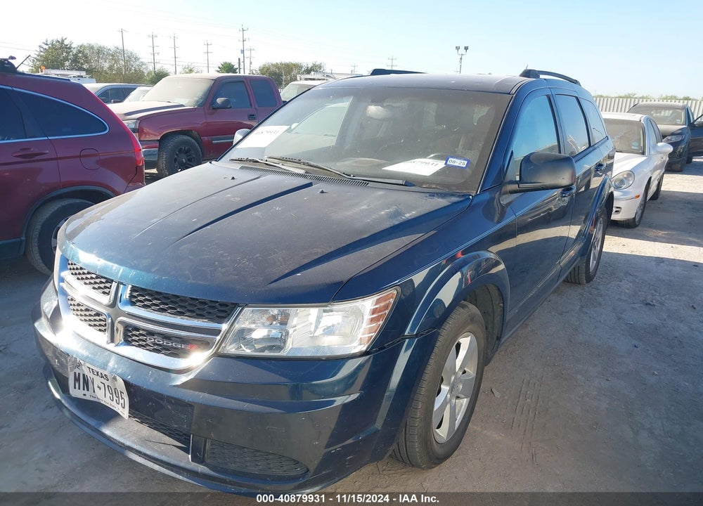 2013 DODGE JOURNEY SE VIN: 3C4PDCAB9DT597081