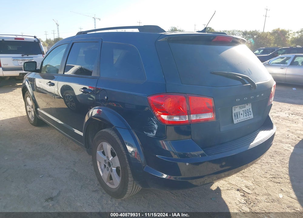 2013 DODGE JOURNEY SE VIN: 3C4PDCAB9DT597081