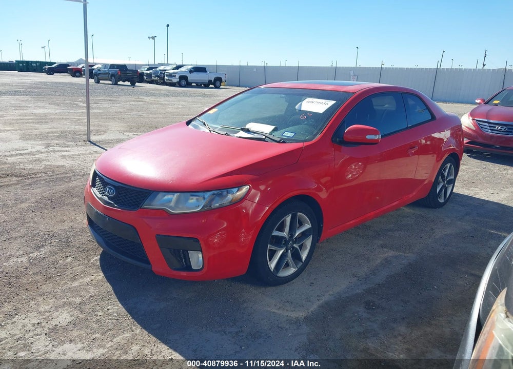 2010 KIA FORTE KOUP SX VIN: KNAFW6A37A5267481