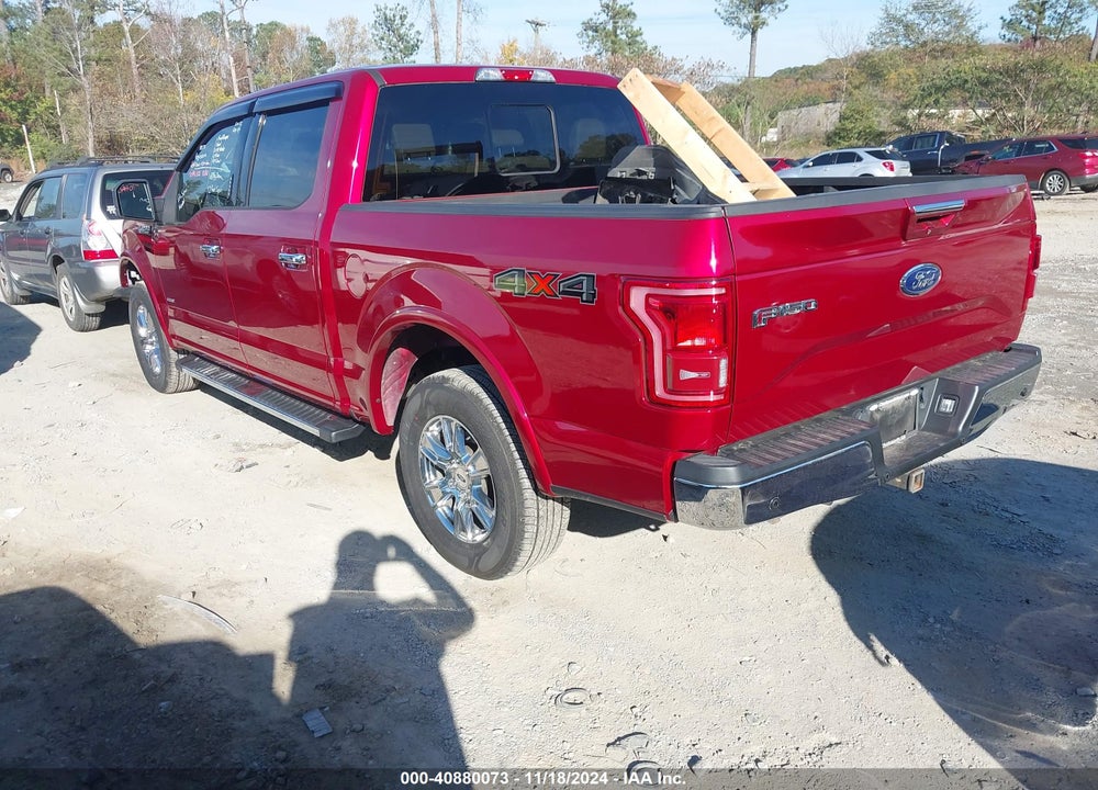2016 FORD F-150 LARIAT VIN: 1FTEW1EP7GKF75095