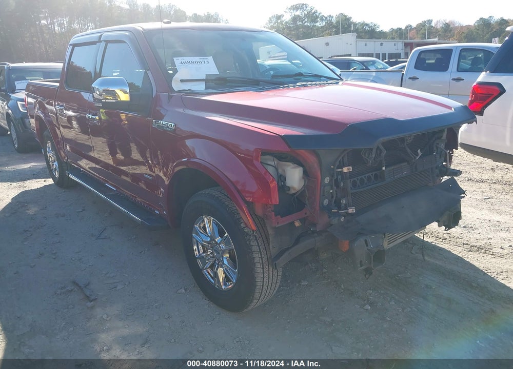 2016 FORD F-150 LARIAT VIN: 1FTEW1EP7GKF75095