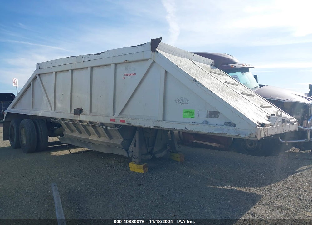 1967 BEALL TRANS-LINER BOTTOM HOPPER DUMP TRAILER VIN: 3249C67