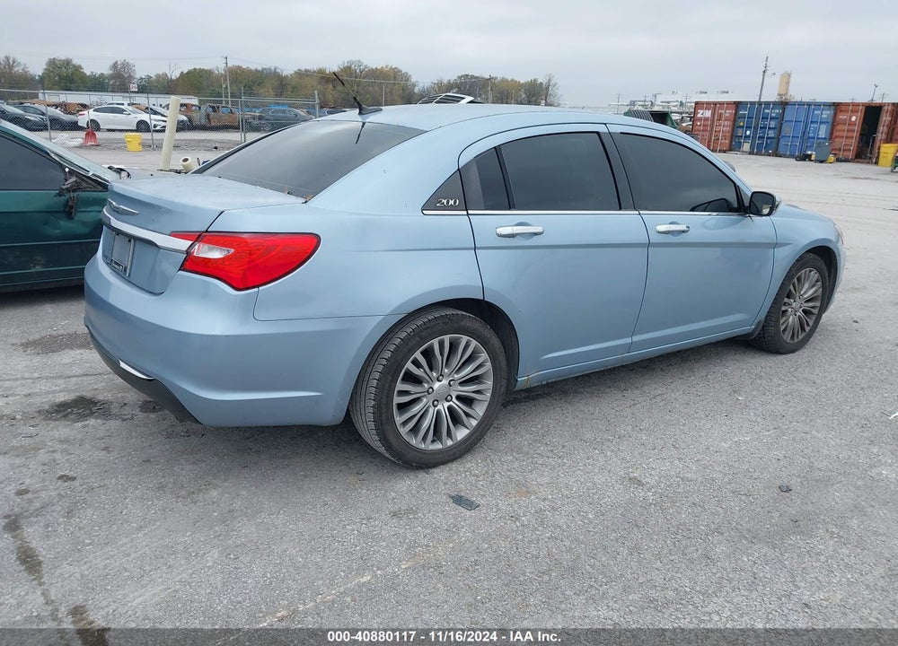 2013 CHRYSLER 200 LIMITED VIN: 1C3CCBCG2DN575576