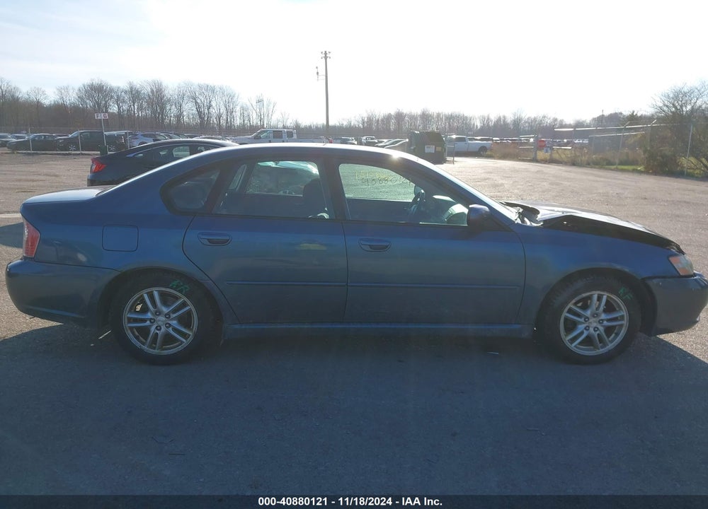 2005 SUBARU LEGACY 2.5I VIN: 4S3BL616057222705