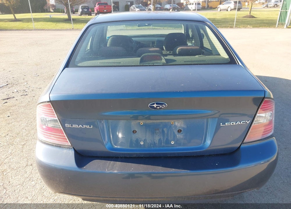 2005 SUBARU LEGACY 2.5I VIN: 4S3BL616057222705