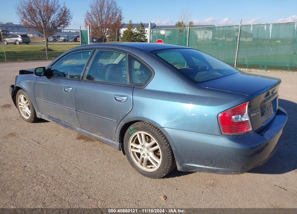 2005 SUBARU LEGACY 2.5I VIN: 4S3BL616057222705