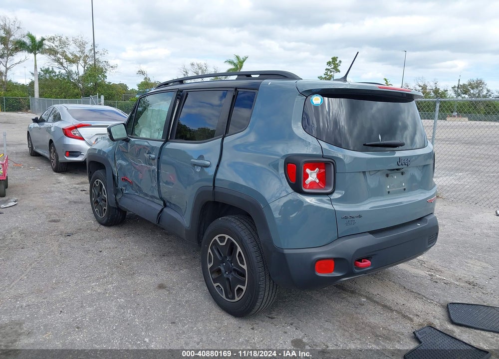 2016 JEEP RENEGADE TRAILHAWK VIN: ZACCJBCT5GPE18893