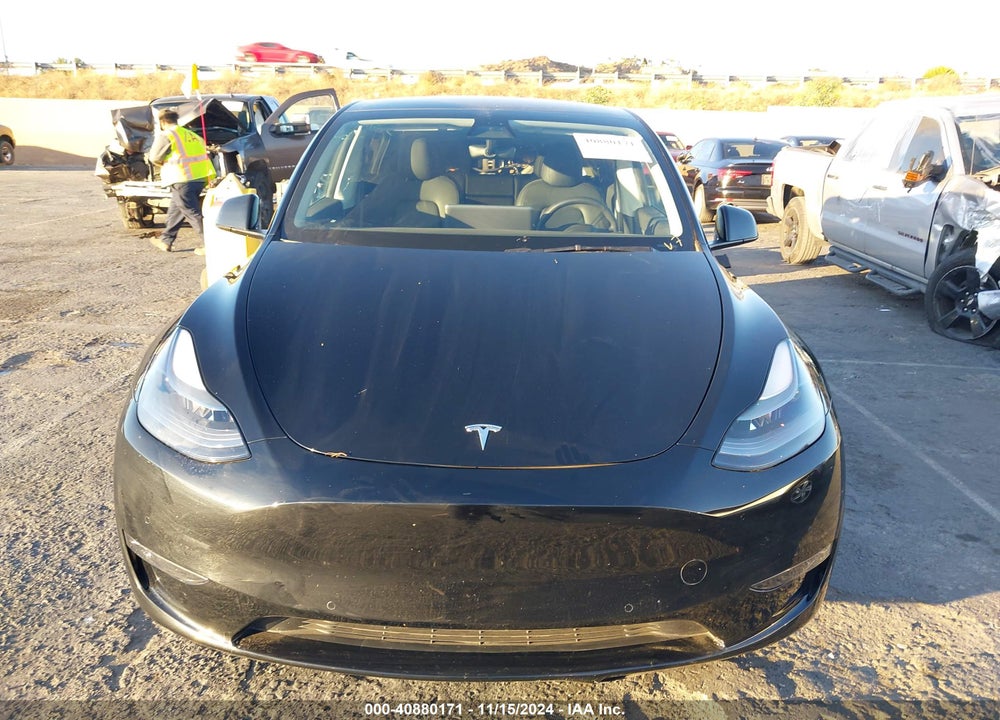 2021 TESLA MODEL Y PERFORMANCE DUAL MOTOR ALL-WHEEL DRIVE VIN: 5YJYGDEF6MF306484
